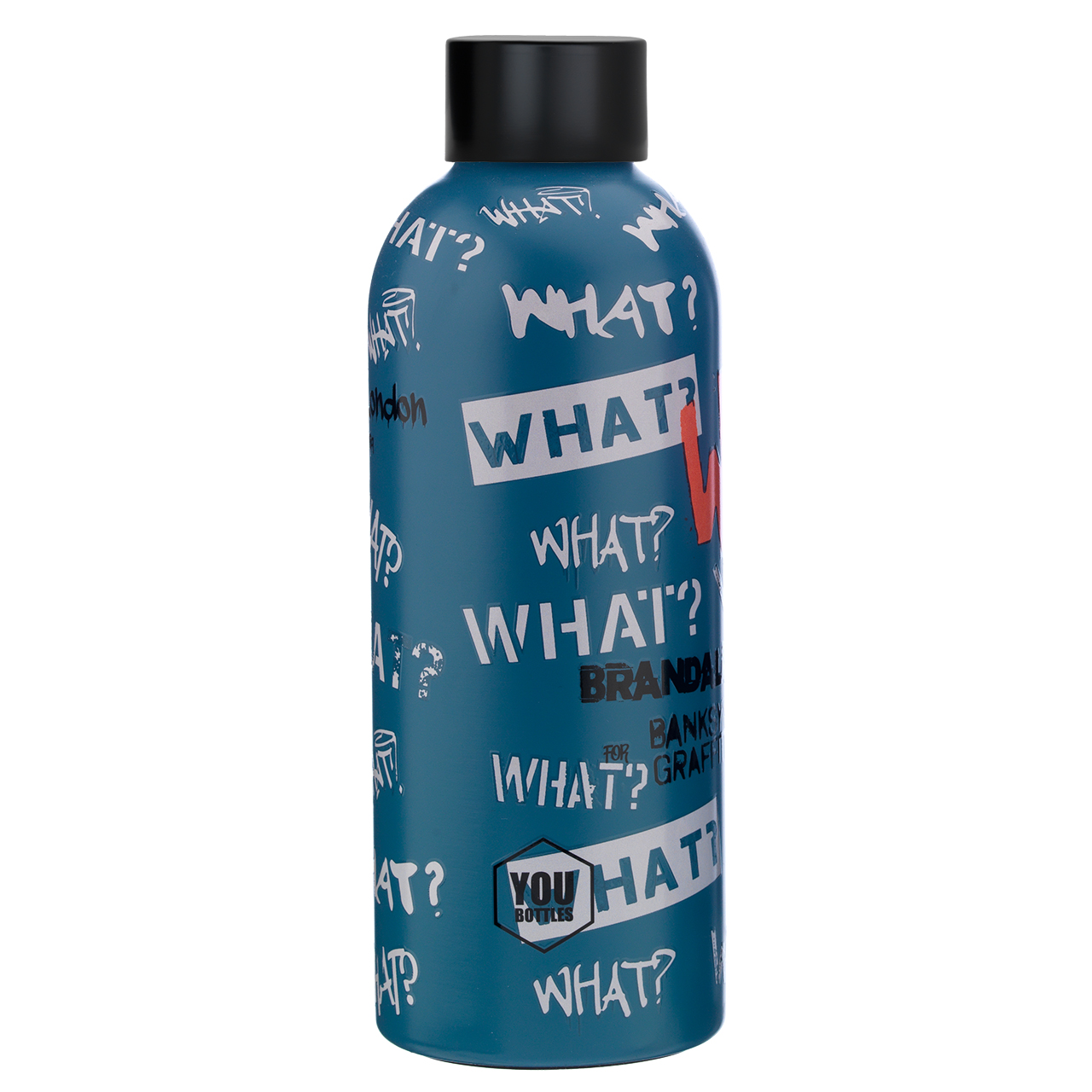 Thermal Water Bottle 500ml Banksy - WHAT?